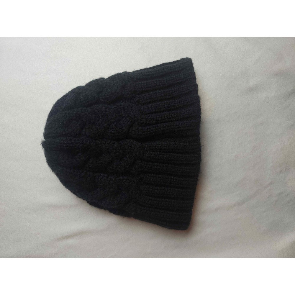 Under Armour‎ Womens Cable Knit Beanie Black Fleece Lined Winter Hat OSFA